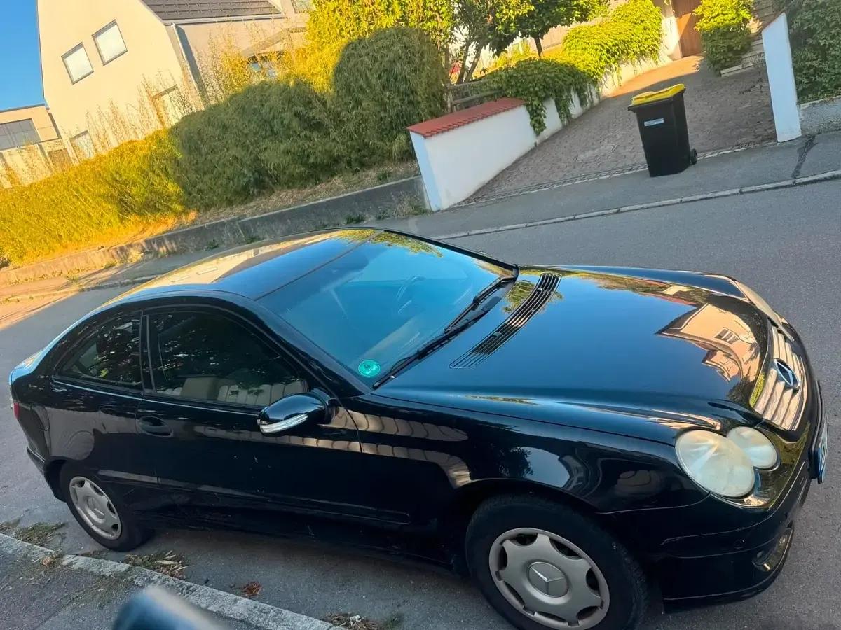 Gebraucht Mercedes C200 2005 Schwarz Coupé