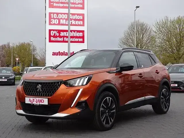 Gebraucht Peugeot 2008 GT 131 PS (96 kW) 2021 Orange SUV