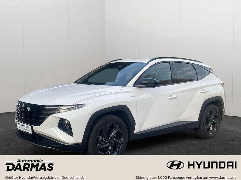 Weiß Gebraucht 2023 Hyundai Tucson Blackline SUV | 27.490 € (Superpreis) - Bild 1/4
