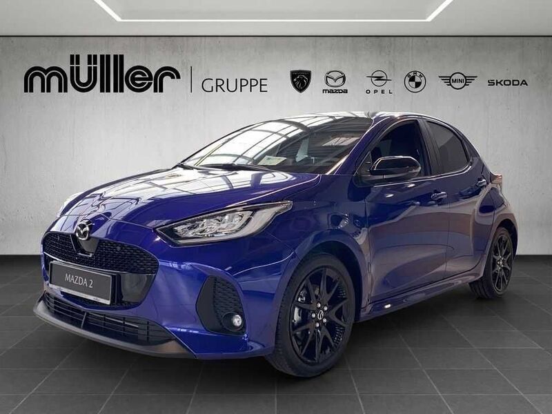 Glass blue Gebraucht 2024 Mazda 2 Homura-Line Kleinwagen | 26.404 € (Teuer) - Bild 1/4