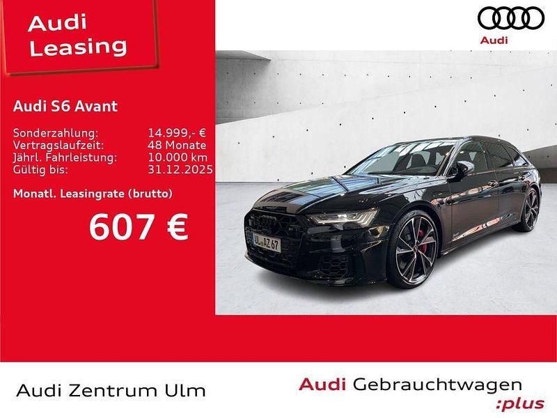 Mythosschwarz metallic Gebraucht 2024 Audi S6 Sport Kombi | 89.870 € - Bild 1/4