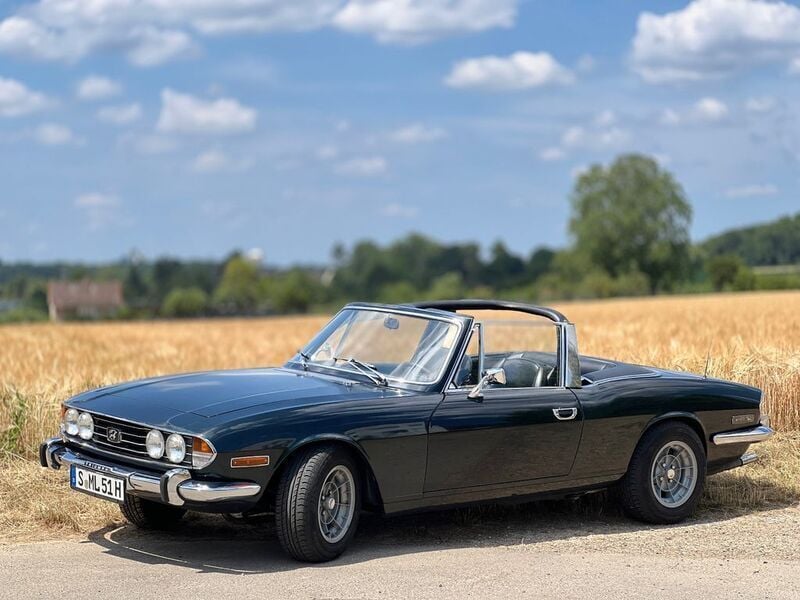 Grün Gebraucht 1971 Triumph Stag Cabrio | 19.800 € - Bild 1/4