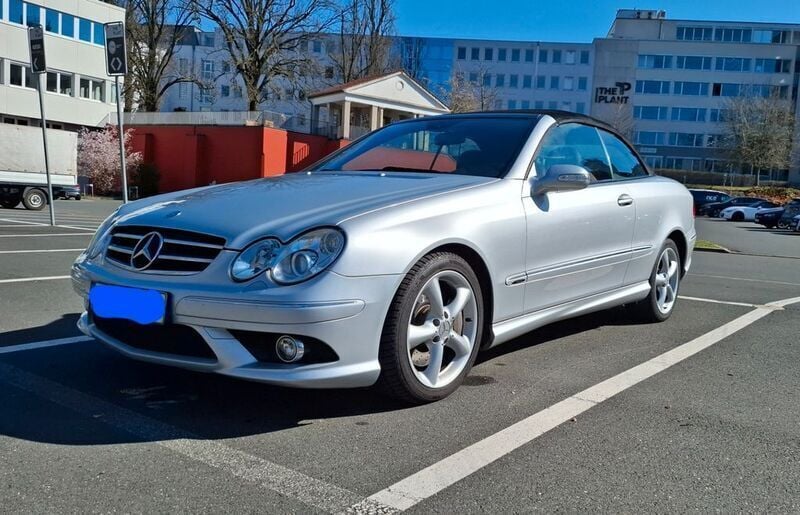 Silber Gebraucht 2007 Mercedes CLK200 AMG Cabrio | 10.000 € (Guter Preis) - Bild 1/4