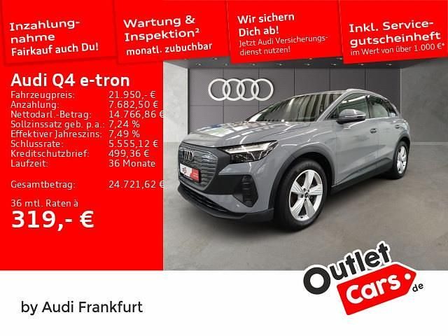 Kieselgrau Gebraucht 2022 Audi Q4 e-tron Basis SUV | 21.950 € (Fairer Preis) - Bild 1/2