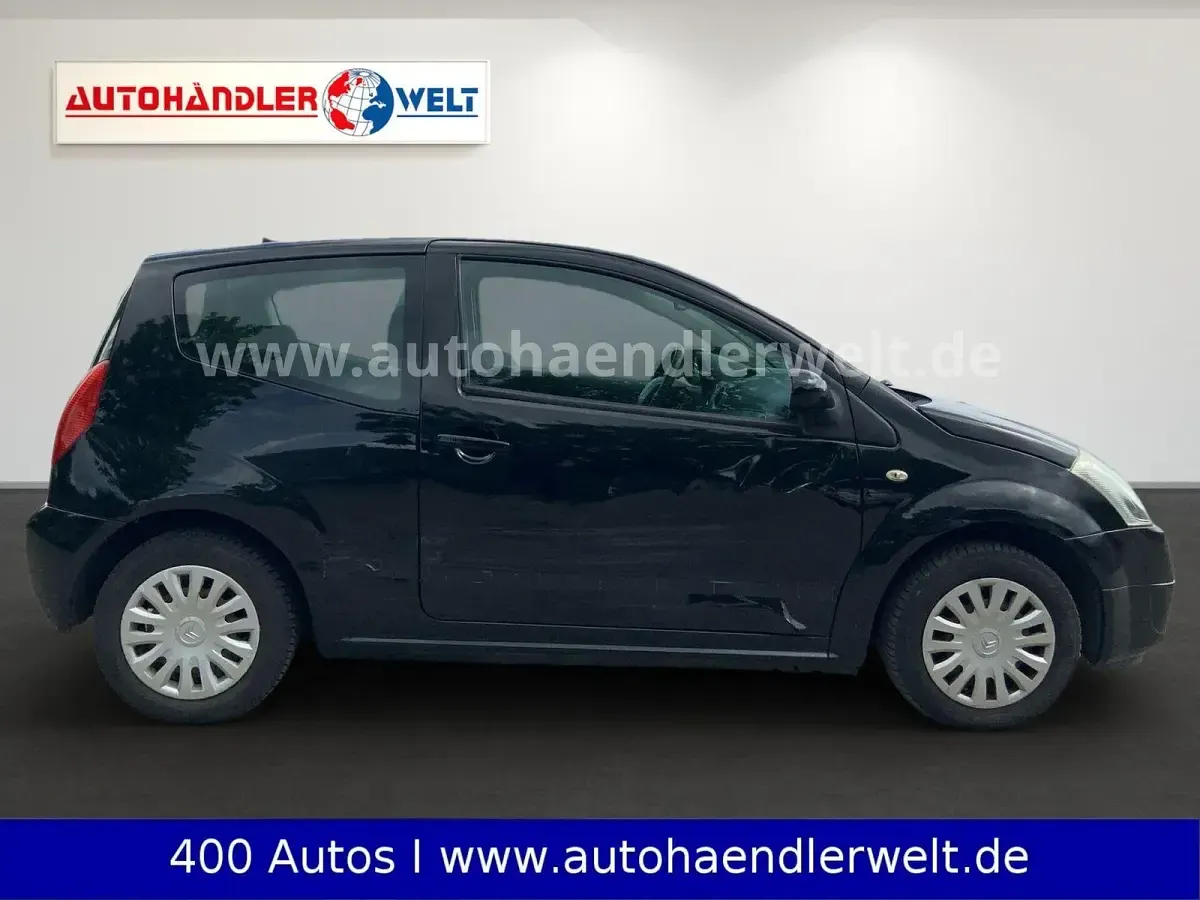Gebraucht Citroën C2 Comfort 73 PS (53 kW) 2007 Schwarz Kleinwagen
