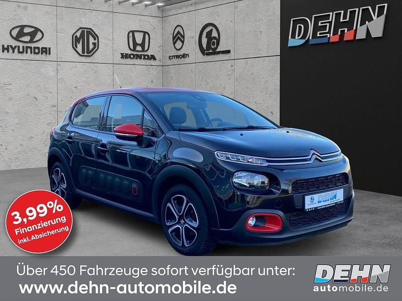 Schwarz Gebraucht 2018 Citroën C3 Shine Limousine | 10.970 € (Fairer Preis) - Bild 1/4