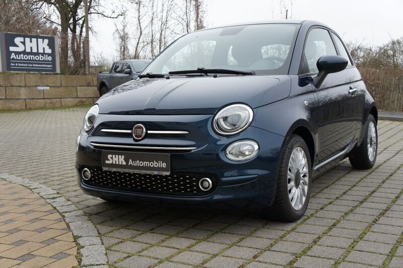 Blau Gebraucht 2021 Fiat 500 Lounge Kleinwagen | 10.499 € (Superpreis) - Bild 1/4