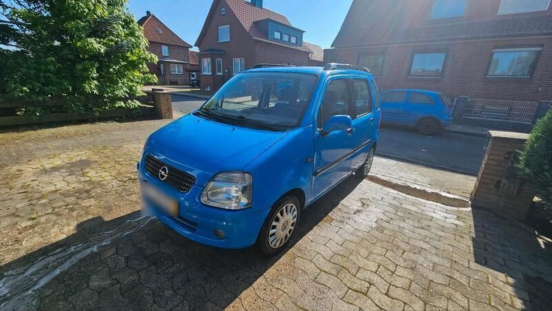 Blau Gebraucht 2001 Opel Agila Kleinwagen | 1.000 € (Fairer Preis) - Bild 1/4