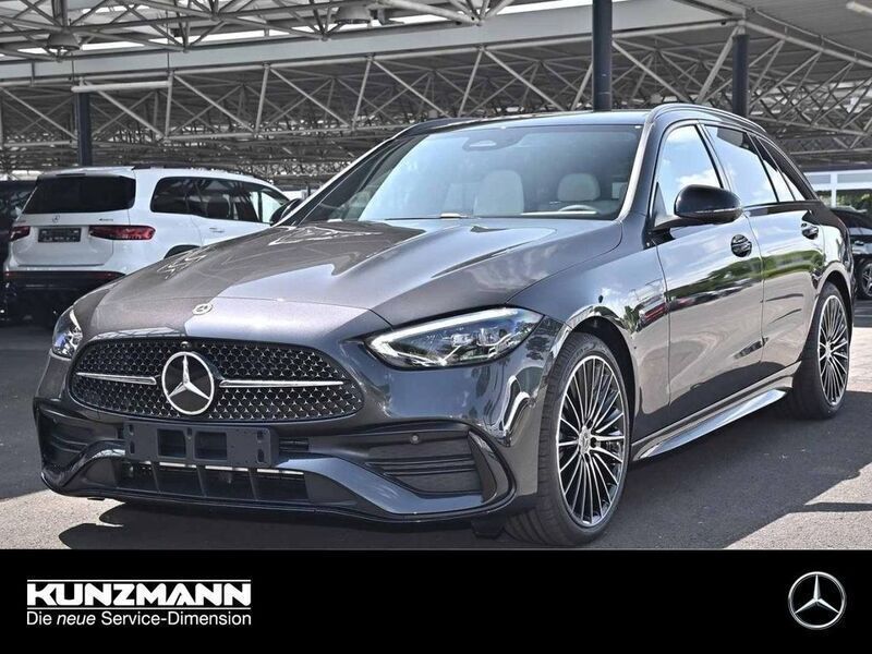 Graphitgrau metallic Gebraucht 2025 Mercedes C220 AMG Kombi | 47.780 € (Teuer) - Bild 1/4