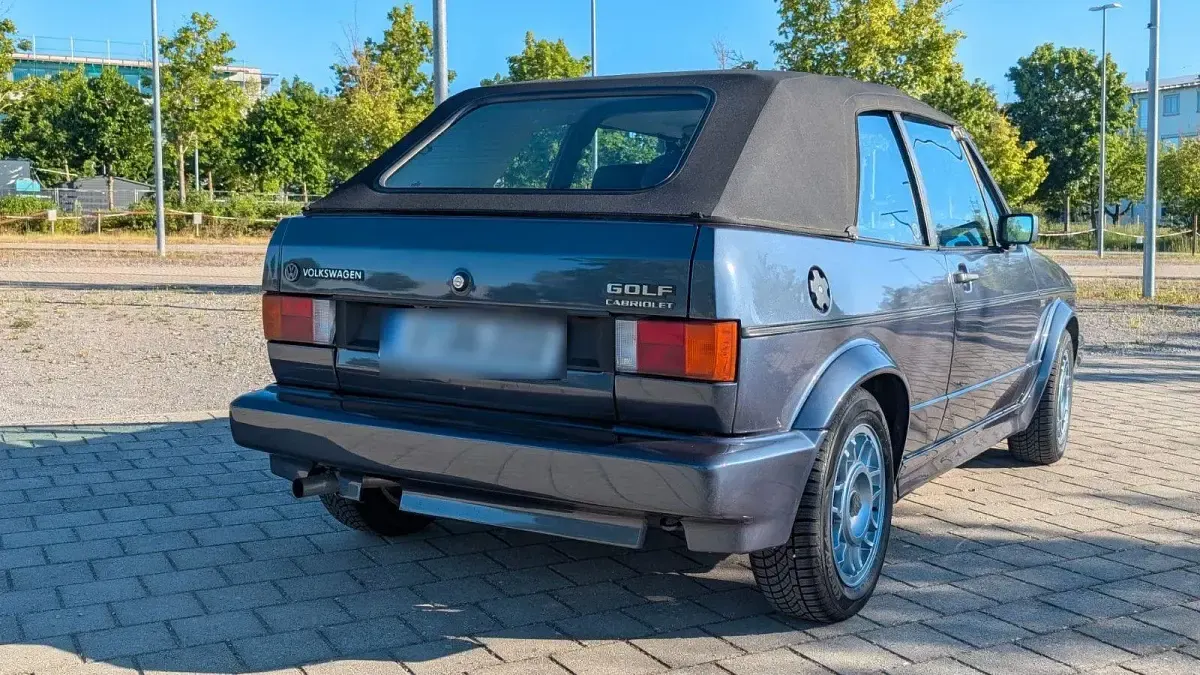 Gebraucht VW Golf Cabriolet 98 PS (72 kW) 1990 Blau Cabrio