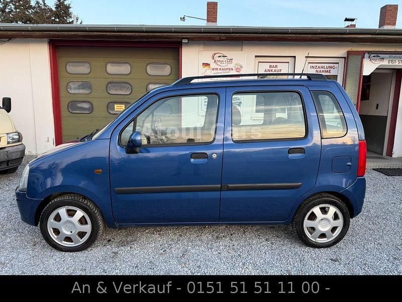 Gebraucht Opel Agila Comfort 75 PS (55 kW) 2003 Blau Van / Kleinbus