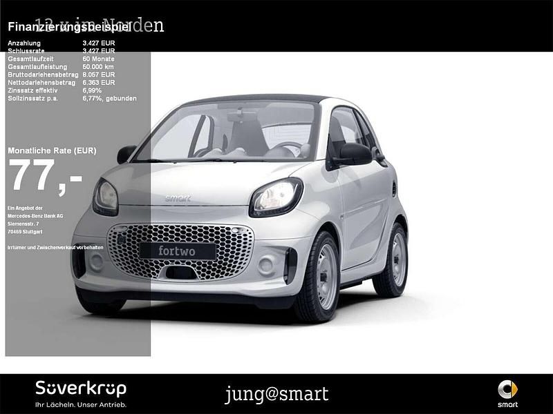 Weiß Gebraucht 2022 Smart ForTwo Coupé Kleinwagen | 9.790 € (Guter Preis) - Bild 1/4