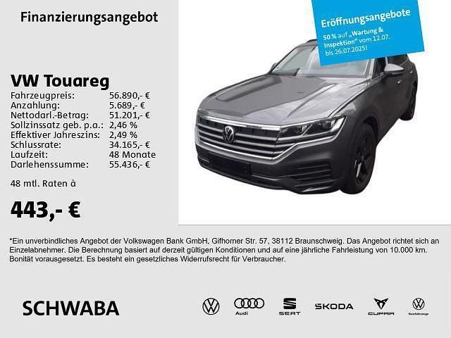 Siliziumgrau metallic Gebraucht 2024 VW Touareg Basis SUV | 56.890 € (Guter Preis) - Bild 1/4