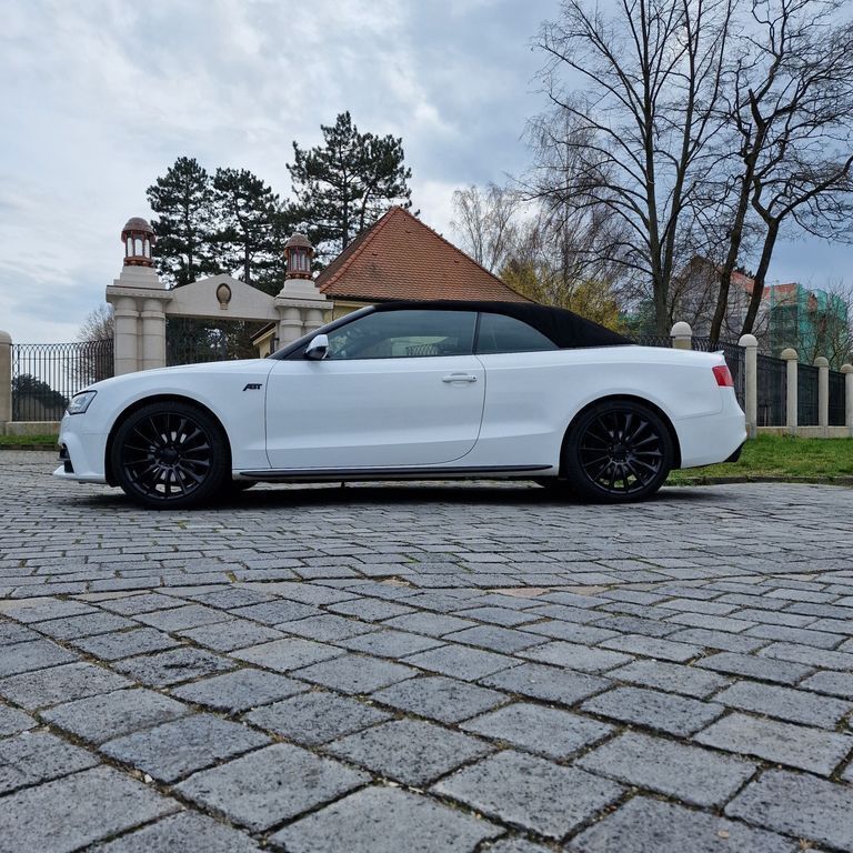 Weiß Gebraucht 2015 Audi A5 Cabriolet S-Line Cabrio | 16.250 € (Guter Preis) - Bild 1/4
