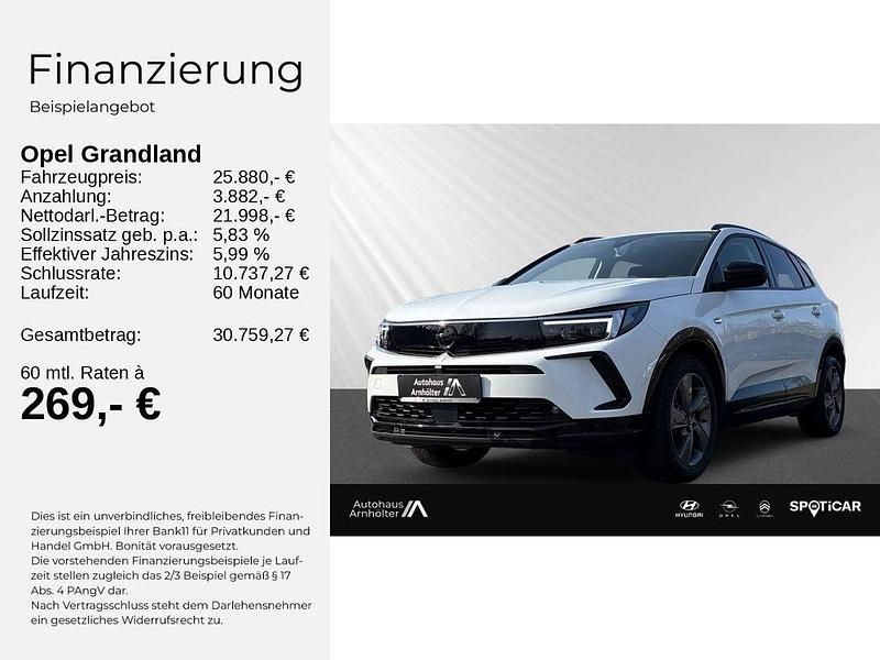 Gebraucht Opel Grandland X 131 PS (96 kW) 2024 Weiß SUV