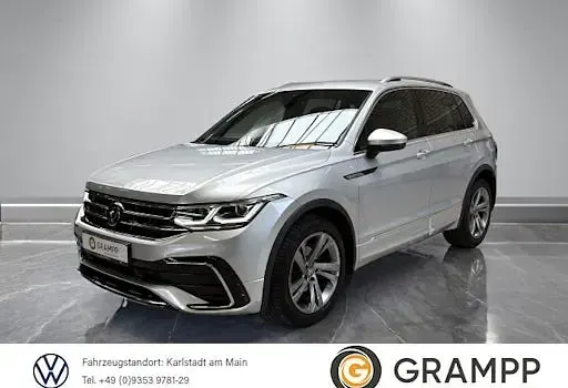Gebraucht VW Tiguan R-line 150 PS (110 kW) 2022 Silber SUV