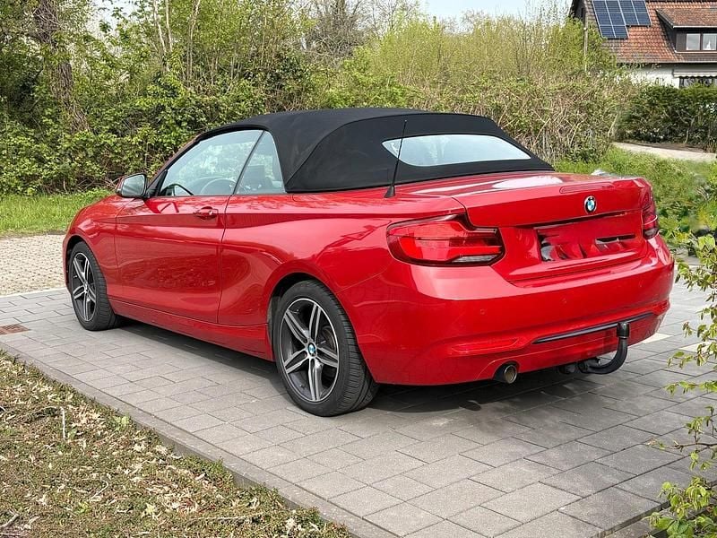 Gebraucht BMW 218 Comfort Edition 136 PS (100 kW) 2019 Rot Cabrio