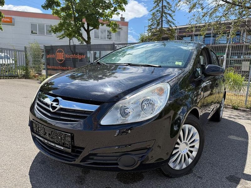 Schwarz Gebraucht 2009 Opel Corsa Limousine | 1.990 € (Superpreis) - Bild 1/4