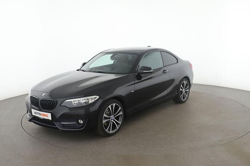 Schwarz Gebraucht 2016 BMW 218 Sport Line Coupé | 18.030 € (Etwas zu teuer) - Bild 1/3