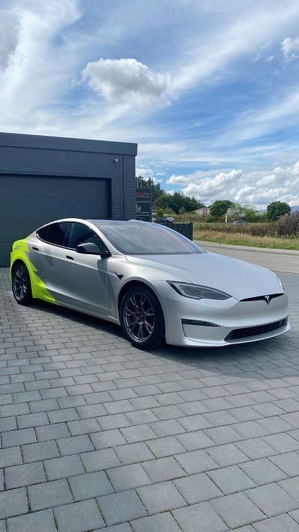 Gebraucht Tesla Model S Plaid 759 kW (1033 PS) 2023 Weiß Kleinwagen