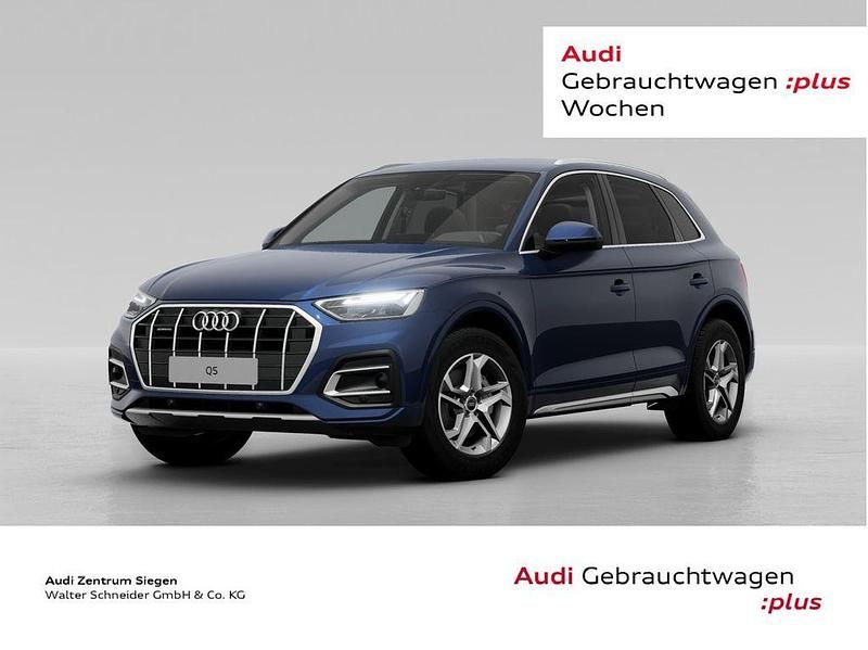 Navarrablau metallic (metallic) Gebraucht 2022 Audi Q5 Advanced SUV | 36.810 € (Fairer Preis) - Bild 1/4