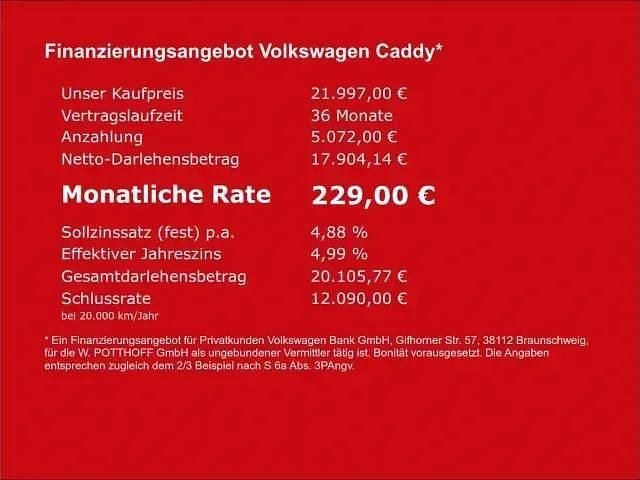 Usata VW Caddy Life 122 CV (89 kW) 2021 Monovolume