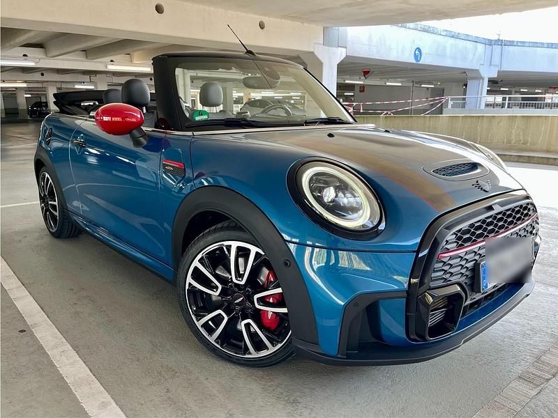 Blau Gebraucht 2021 Mini John Cooper Works Cabriolet Cabrio | 29.990 € (Guter Preis) - Bild 1/4