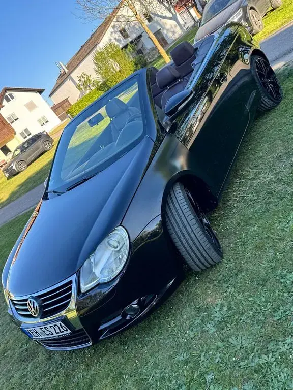 Brugt VW Eos Edition 200 HK (147 kW) 2009 Sort Cabriolet
