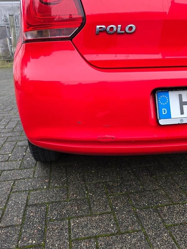 Gebraucht VW Polo 2010 Rot Kleinwagen