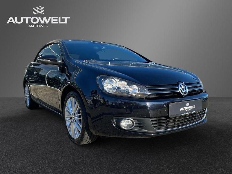 Schwarz Gebraucht 2014 VW Golf Cabriolet Cup Cabrio | 9.490 € (Fairer Preis) - Bild 1/4