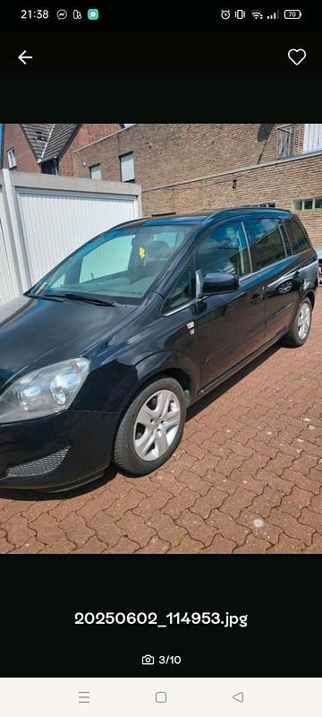 Schwarz Gebraucht 2010 Opel Zafira Van / Kleinbus | 1.600 € (Superpreis) - Bild 1/4