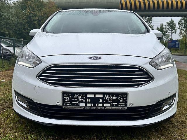 Gebraucht Ford C-MAX Titanium 125 PS (91 kW) 2018 Weiß Van / Kleinbus