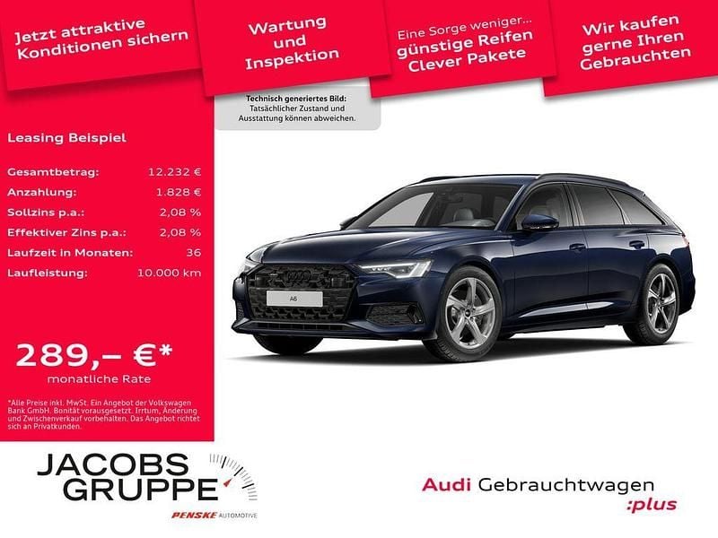 Blau Gebraucht 2025 Audi A6 Ambiente Kombi | 47.540 € (Superpreis) - Bild 1/3