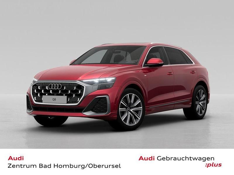 Chilirot metallic Gebraucht 2024 Audi Q8 S-Line SUV | 76.780 € (Superpreis) - Bild 1/4