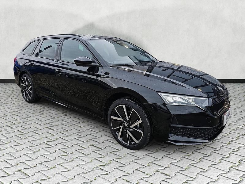 Neu Skoda Octavia SportLine 150 PS (110 kW) 2025 Blackmagic perleffekt Kombi