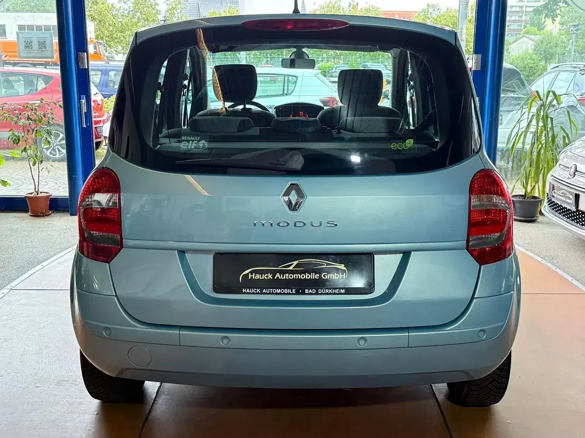 Gebraucht Renault Grand Modus Dynamique 75 PS (55 kW) 2008 Blau Van / Kleinbus