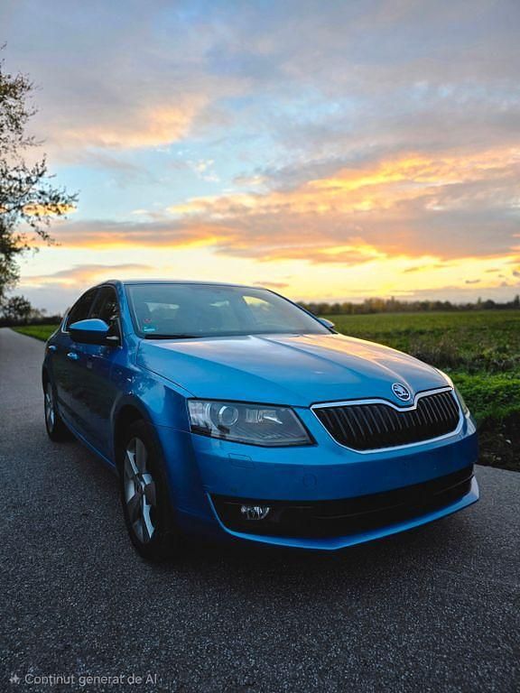 Blau Gebraucht 2015 Skoda Octavia Limousine | 10.879 € (Fairer Preis) - Bild 1/4