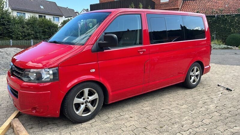 Rot Gebraucht 2008 VW T5 Van | 10.999 € (Superpreis) - Bild 1/4