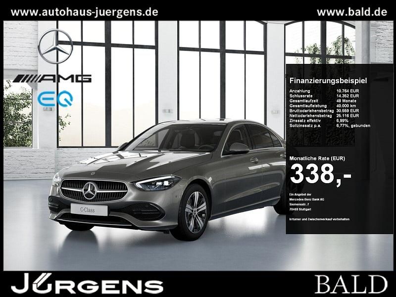 Mojavesilber metallic Gebraucht 2024 Mercedes C180 Avantgarde Limousine | 35.770 € (Guter Preis) - Bild 1/4