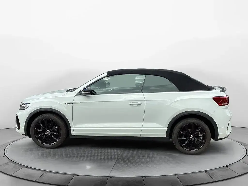 Gebraucht VW T-Roc Cabriolet R-line 150 PS (110 kW) 2024 Weiß Cabrio