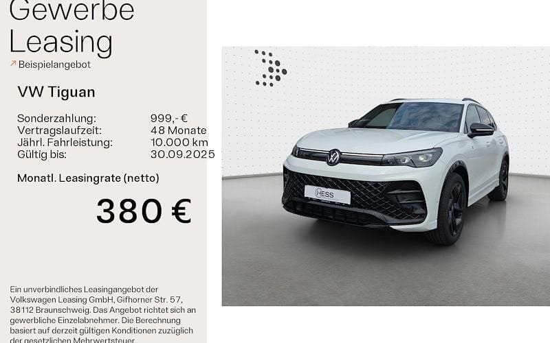 Weiß Neu 2025 VW Tiguan R-line SUV | 54.690 € (Teuer) - Bild 1/4