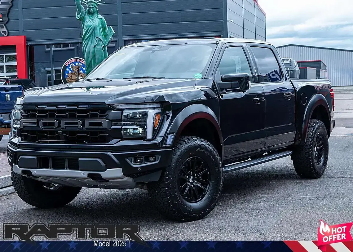 Neu Ford F-150 Raptor 455 PS (334 kW) 2026 Schwarz Pickup