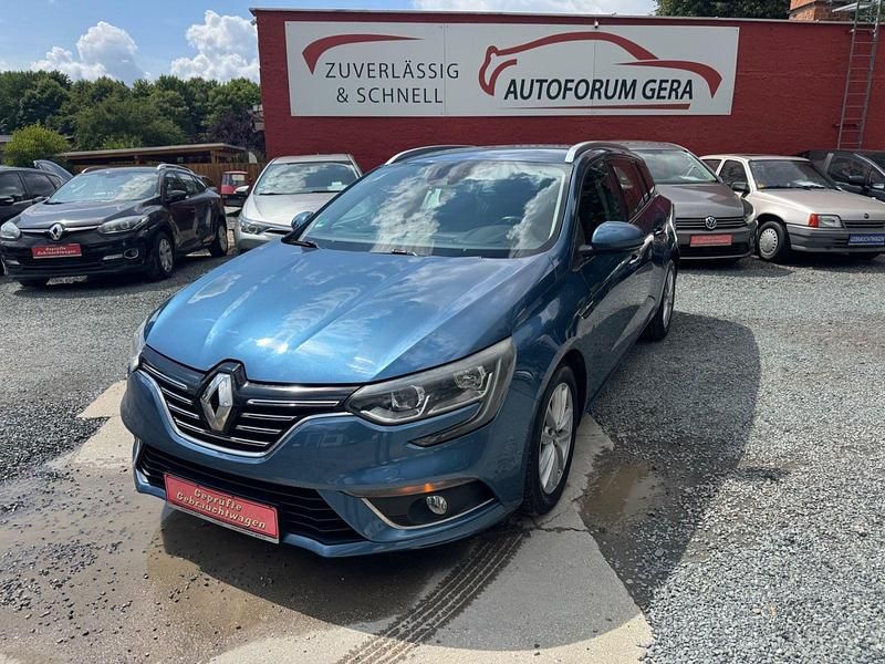 Blau Gebraucht 2017 Renault Mégane GrandTour Kombi | 8.490 € (Guter Preis) - Bild 1/4