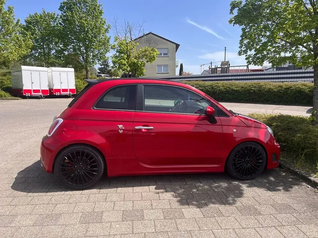 Gebraucht Abarth 595C Turismo 165 PS (121 kW) 2016 Rot Cabrio