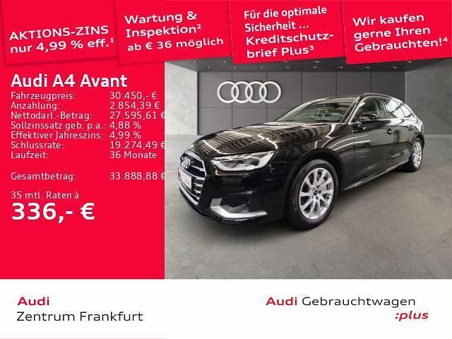 Gebraucht Audi A4 Advanced 204 PS (150 kW) 2023 Brillantschwarz Kombi