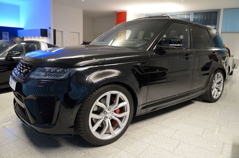 Schwarz Gebraucht 2019 Land Rover Range Rover Sport SVR SUV | 75.480 € (Teuer) - Bild 1/4
