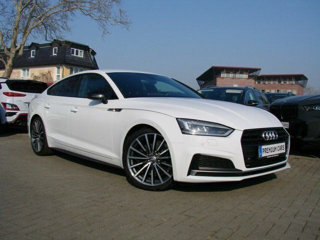 Weiß metallic Gebraucht 2019 Audi A5 Sportback S-Line Coupé | 29.490 € (Guter Preis) - Bild 1/4