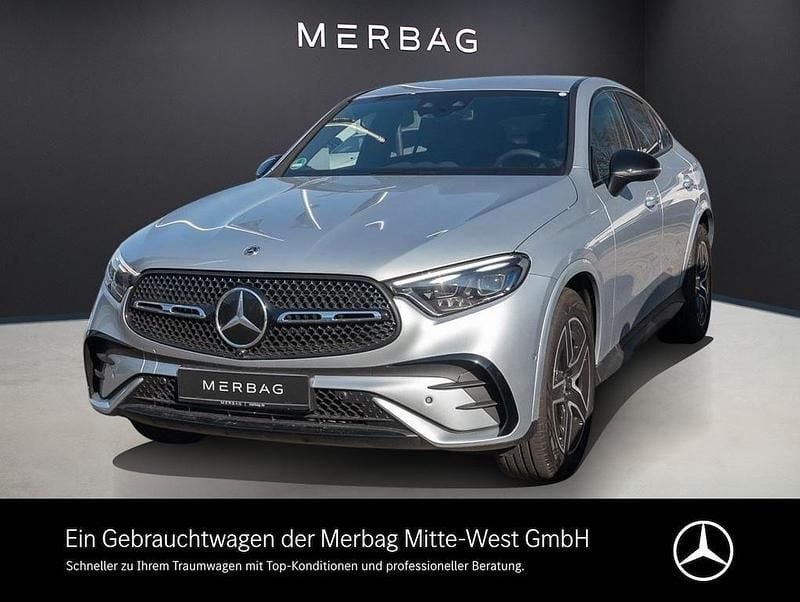 lack hightechsilber Gebraucht 2025 Mercedes GLC220 AMG Coupé | 60.420 € (Guter Preis) - Bild 1/4