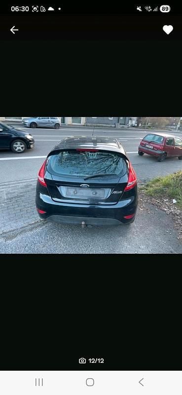 Gebraucht Ford Fiesta 82 PS (60 kW) 2012 Schwarz Kleinwagen