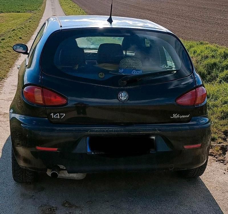 Gebraucht Alfa Romeo 147 150 PS (110 kW) 2002 Schwarz Kleinwagen